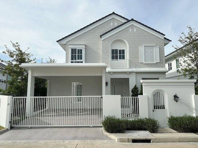 BH4464 ให้เช่าและขายบ้านเดี่ยวแปลงมุม ชัยพฤกษ์ บางนา กม.15 บ้าน