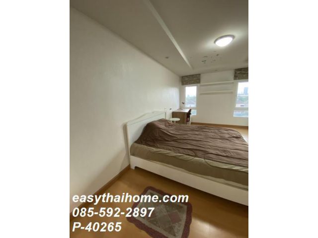 P-40265 สำหรับขาย 2 ห้องนอน : Happy Condo Ratchada 18 ใกล้ MRT สุทธิสาร ใกล้ โรงพยาบาลโกลเด้นเยียส์เนอสซิ่งโฮม 1.5 กม.