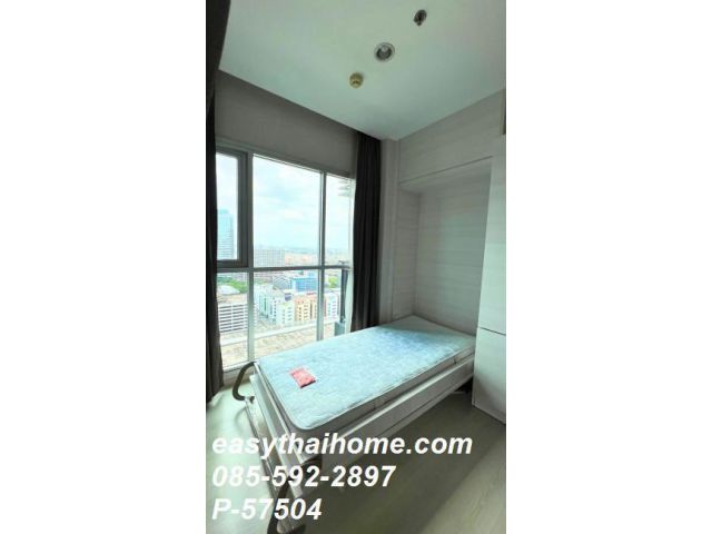 P-57504 สำหรับเช่า 2 ห้องนอน : Life Ratchadapisek ใกล้ MRT ห้วยขวาง ใกล้ โรงพยาบาลโกลเด้นเยียส์เนอสซิ่งโฮม 1.1 กม.
