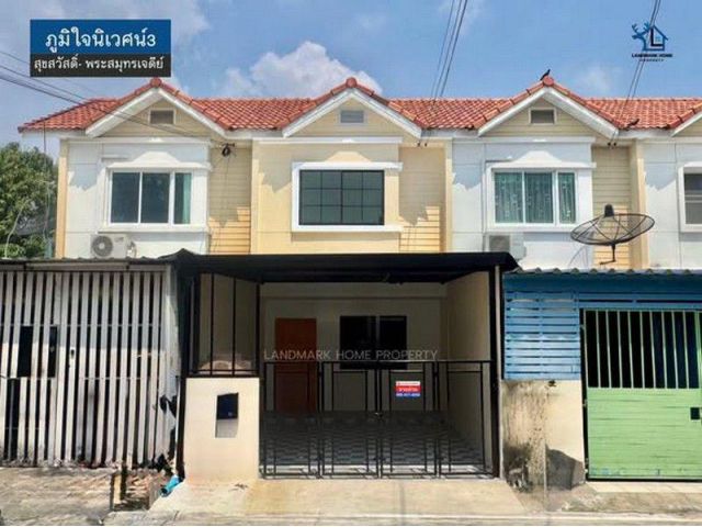 lN-181 ขายทาวน์เฮ้าส์ 2 ชั้น รีโนเวทใหม่ แต่งครบพร้อมเข้าอยู่ มบ.ภูมิใจนิเวศน์3 โครงการ4 สุขสวัสดิ์- พระสมุทรเจดีย์ เนื้